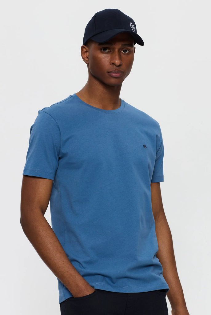 Philippe: T-shirt Avec Monogramme Brodé Logo MF - Marco Frank