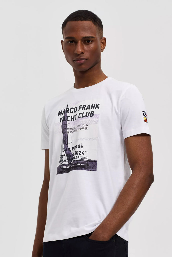 Obert: T-shirt Avec Imprimé Nautique - Marco Frank
