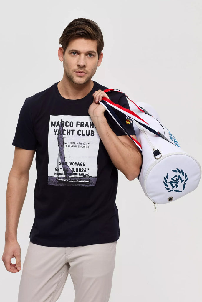 Obert: T-shirt Avec Imprimé Nautique - Marco Frank