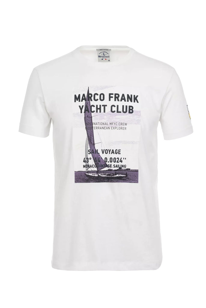 Obert: T-shirt Avec Imprimé Nautique - Marco Frank