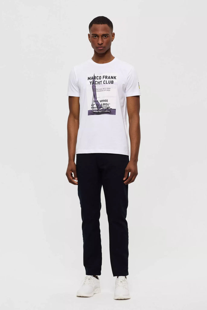 Obert: T-shirt Avec Imprimé Nautique - Marco Frank