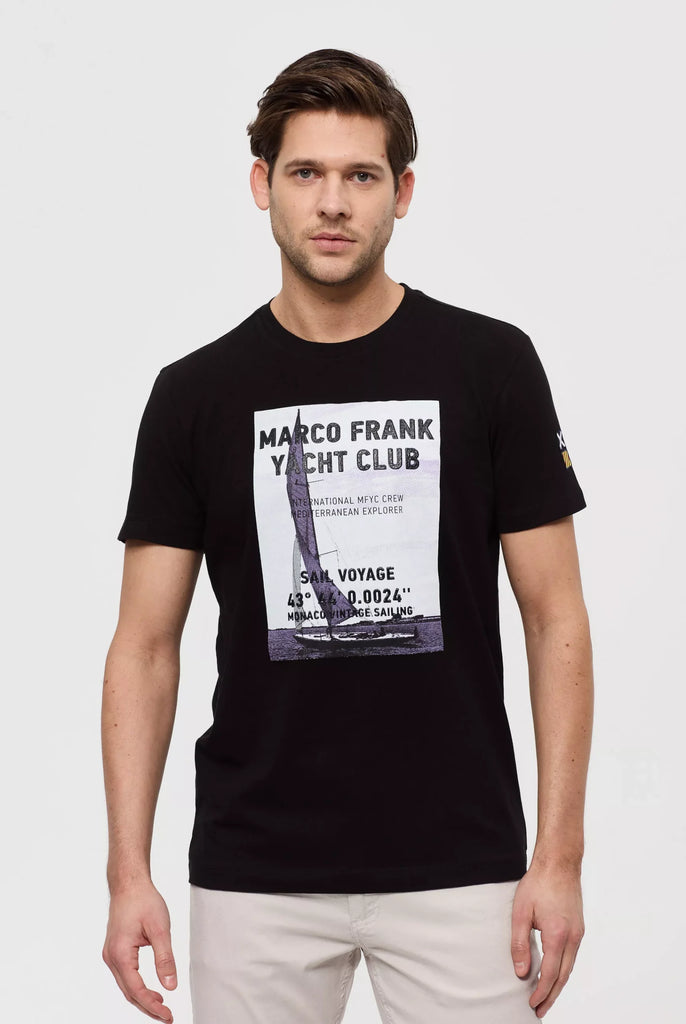 Obert: T-shirt Avec Imprimé Nautique - Marco Frank