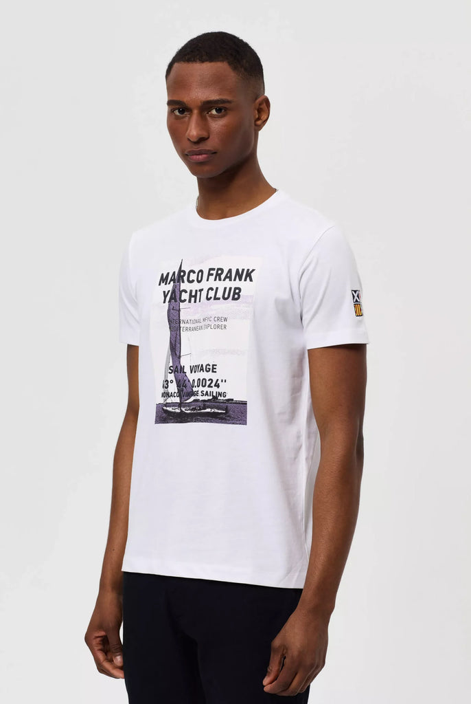 Obert: T-shirt Avec Imprimé Nautique - Marco Frank