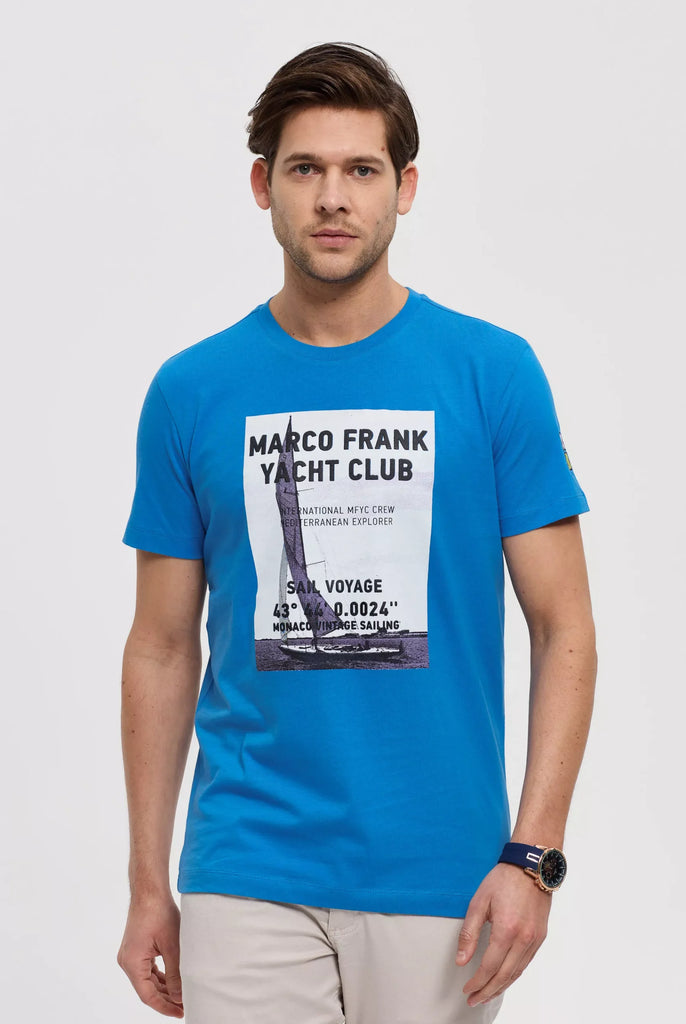 Obert: T-shirt Avec Imprimé Nautique - Marco Frank