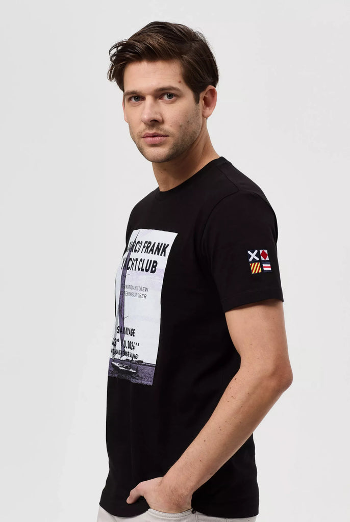 Obert: T-shirt Avec Imprimé Nautique - Marco Frank