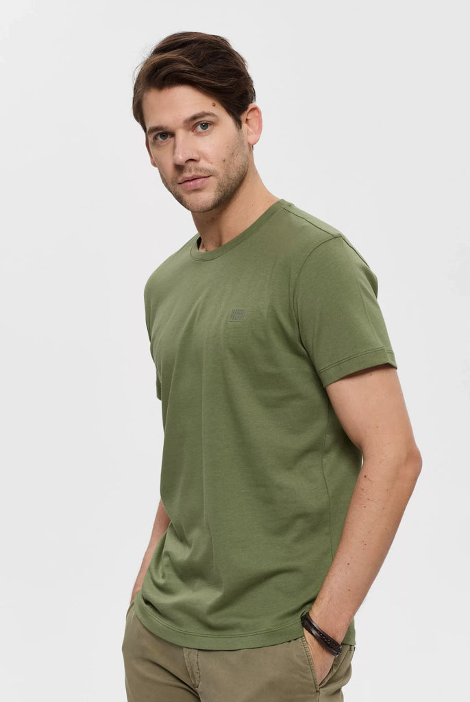 Pascal: T-shirt Avec Écusson Logo en Silicone - Marco Frank