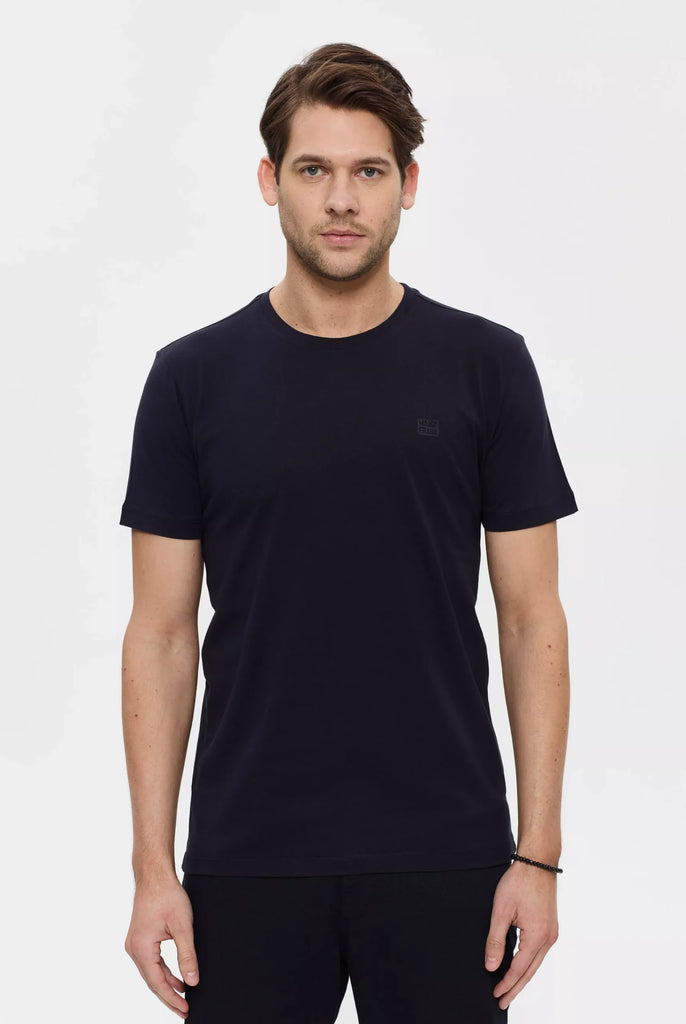 Pascal: T-shirt Avec Écusson Logo en Silicone - Marco Frank