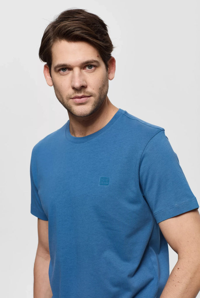 Pascal: T-shirt Avec Écusson Logo en Silicone - Marco Frank