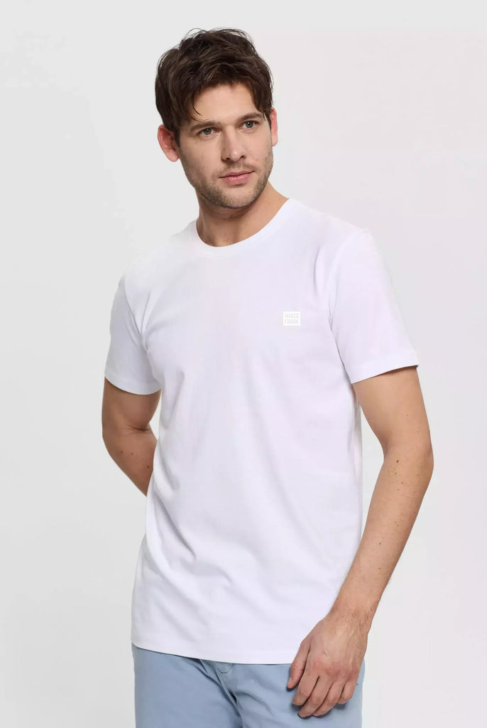 Pascal: T-shirt Avec Écusson Logo en Silicone - Marco Frank