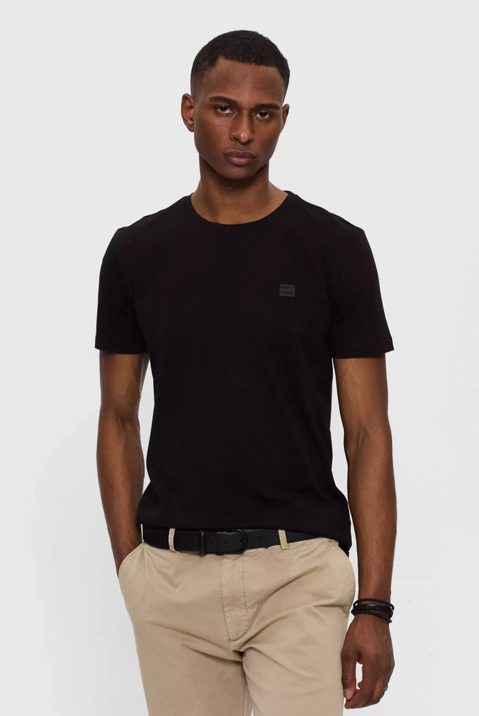 Pascal: T-shirt Avec Écusson Logo en Silicone - Marco Frank