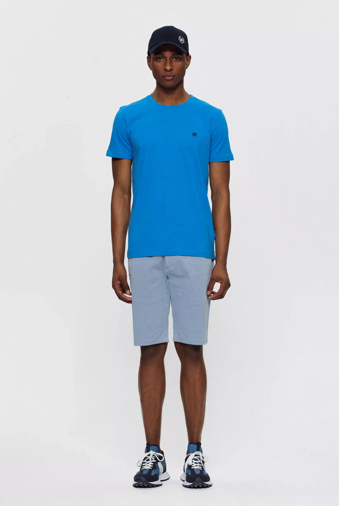 Philippe: T-shirt Avec Monogramme Brodé Logo MF - Marco Frank