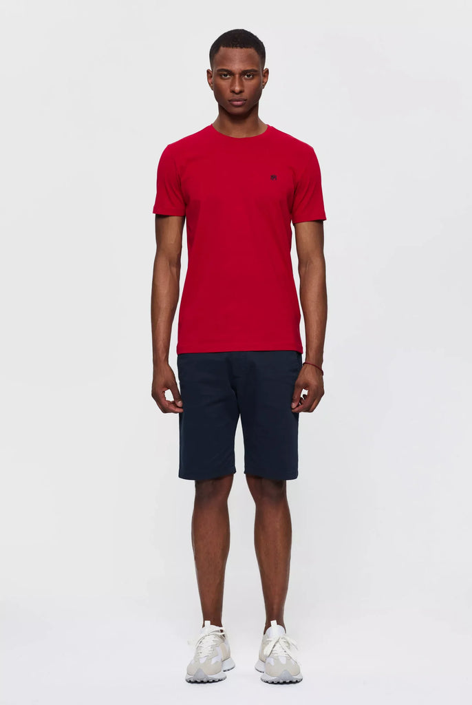 Philippe: T-shirt Avec Monogramme Brodé Logo MF - Marco Frank