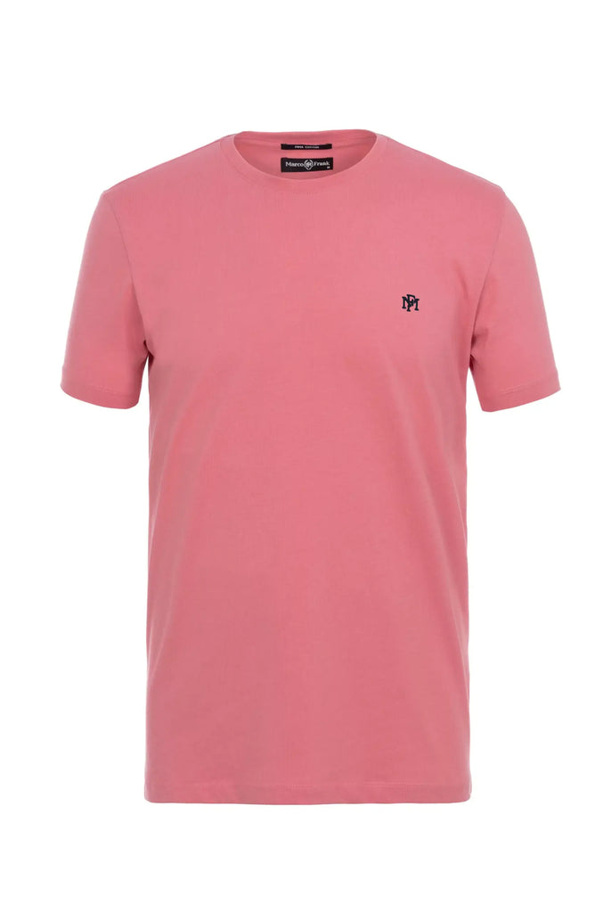 Philippe: T-shirt Avec Monogramme Brodé Logo MF - Marco Frank