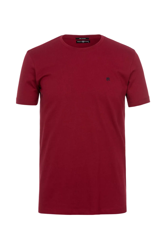 Philippe: T-shirt Avec Monogramme Brodé Logo MF - Marco Frank