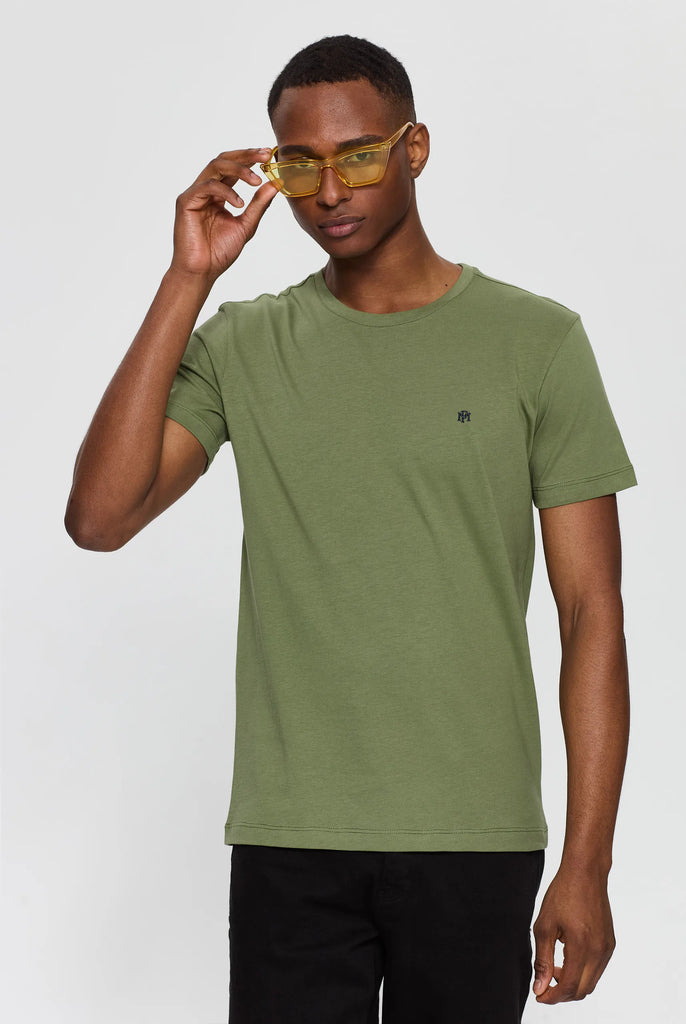 Philippe: T-shirt Avec Monogramme Brodé Logo MF - Marco Frank