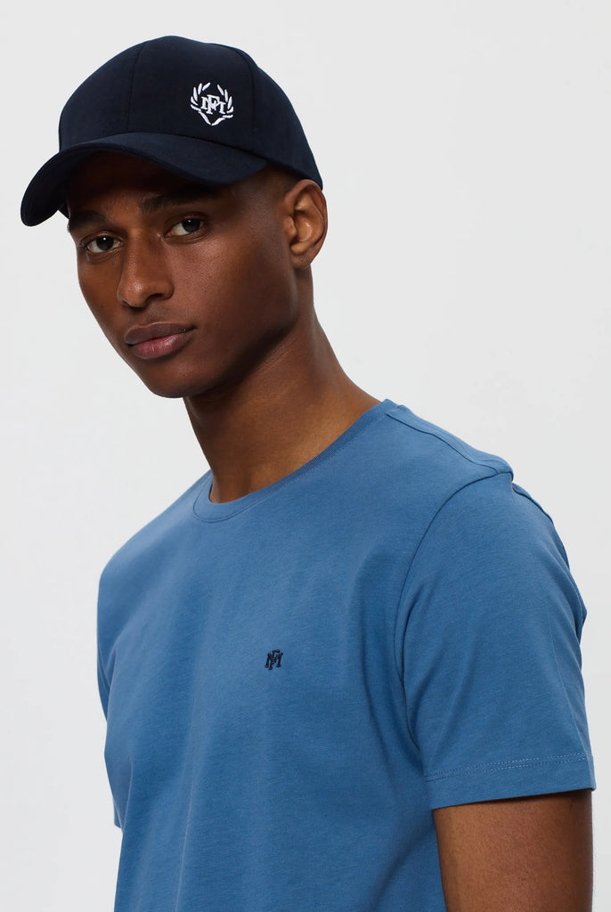 Philippe: T-shirt Avec Monogramme Brodé Logo MF - Marco Frank