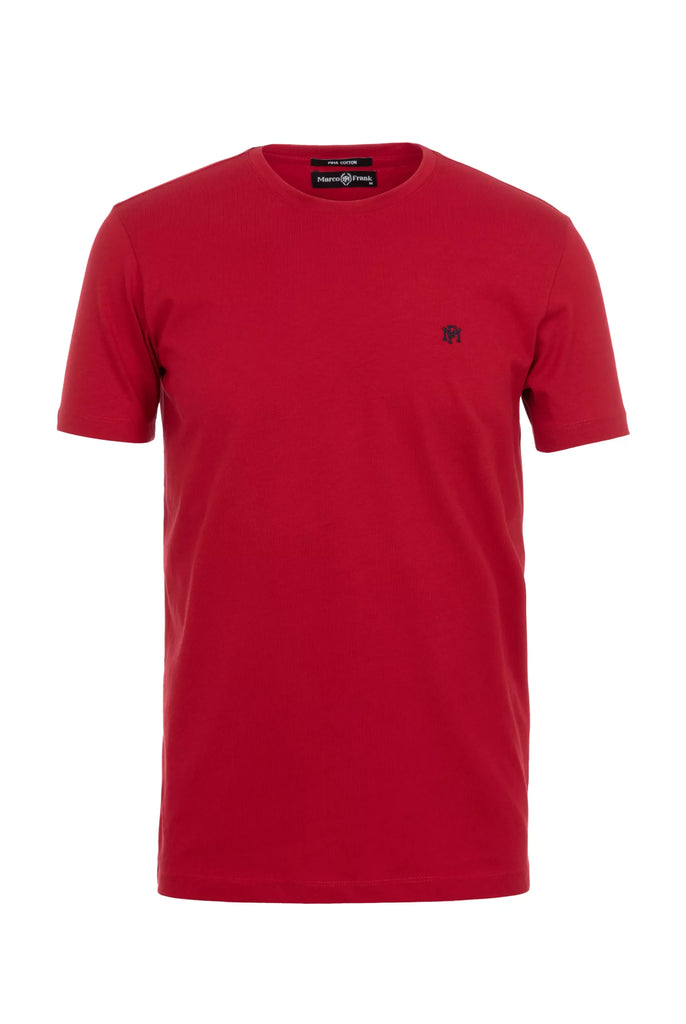 Philippe: T-shirt Avec Monogramme Brodé Logo MF - Marco Frank