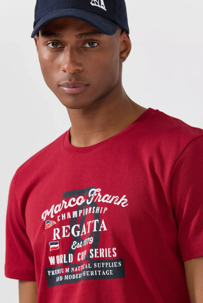 Talon: T-shirt Avec Imprimé Nautique - Marco Frank