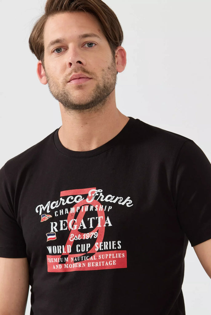 Talon: T-shirt Avec Imprimé Nautique - Marco Frank