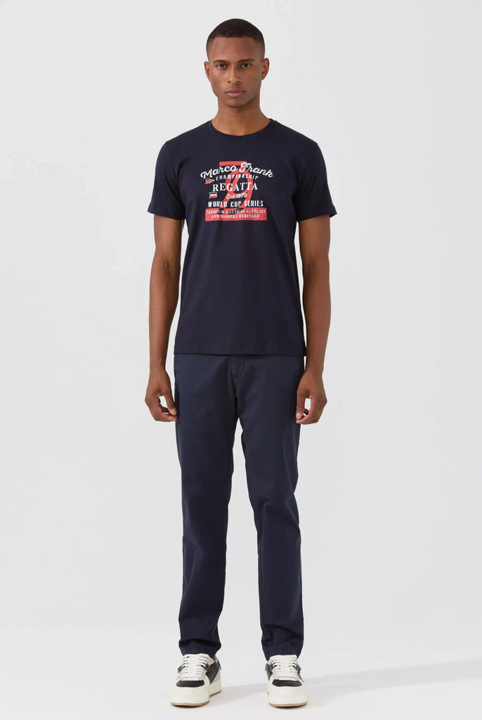 Talon: T-shirt Avec Imprimé Nautique - Marco Frank