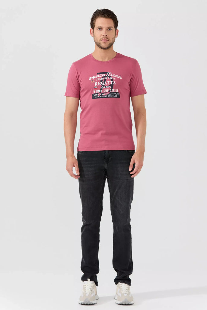 Talon: T-shirt Avec Imprimé Nautique - Marco Frank