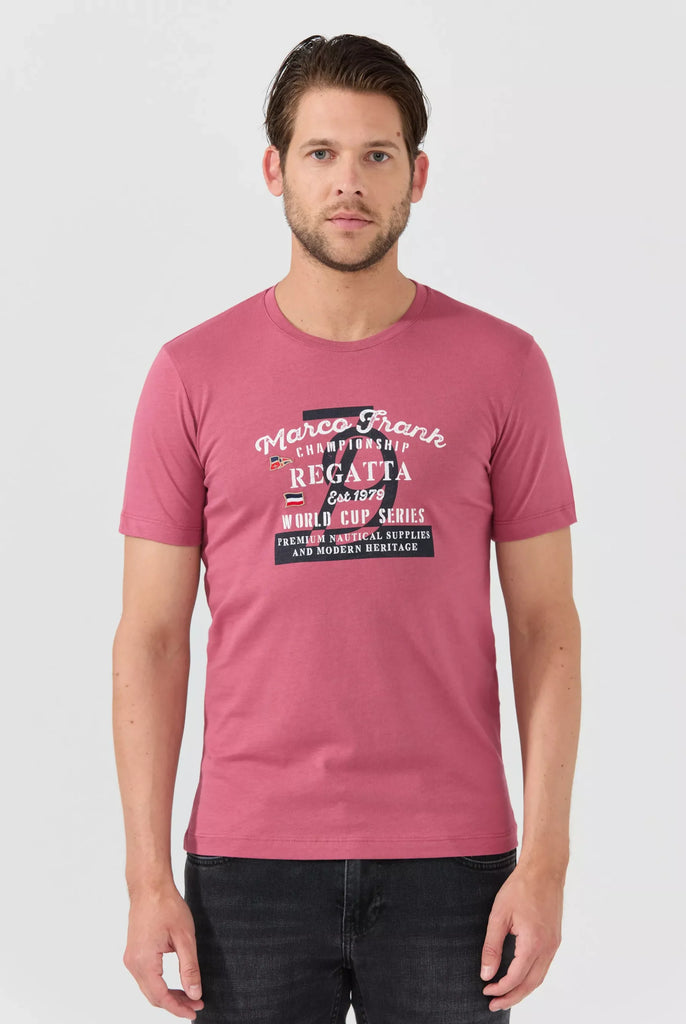 Talon: T-shirt Avec Imprimé Nautique - Marco Frank
