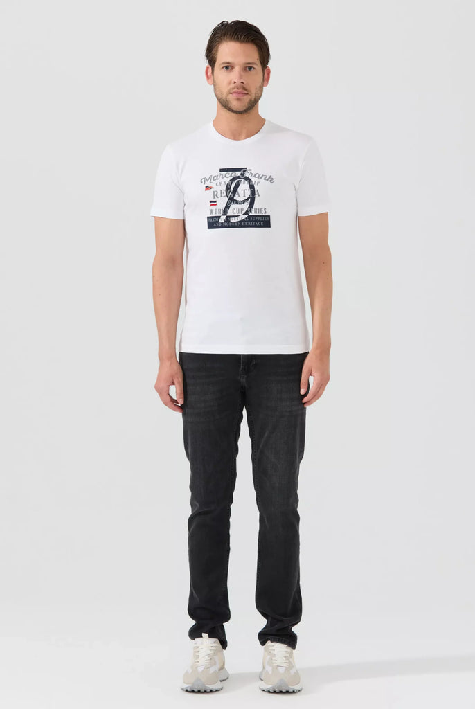 Talon: T-shirt Avec Imprimé Nautique - Marco Frank