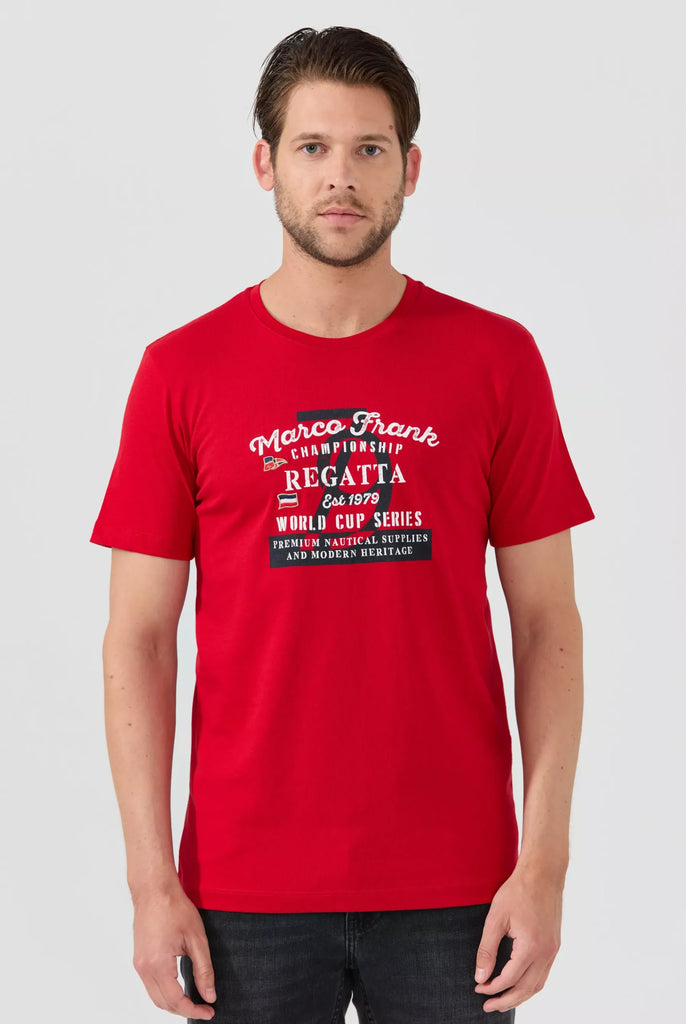 Talon: T-shirt Avec Imprimé Nautique - Marco Frank