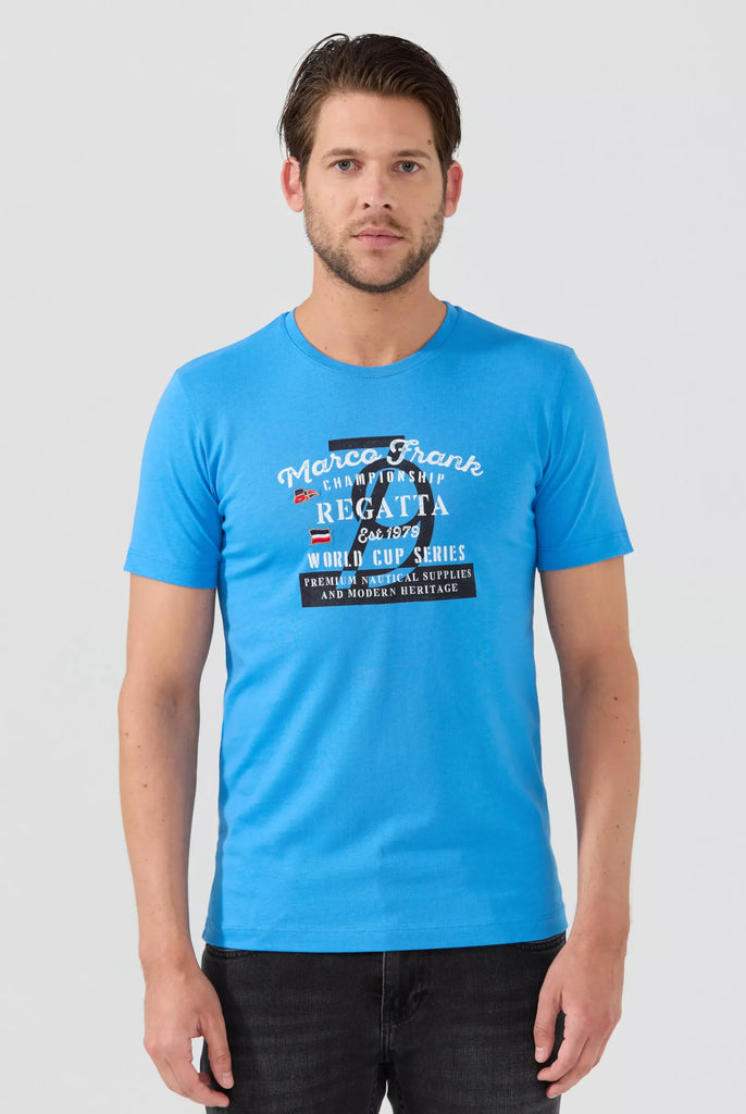 Talon: T-shirt Avec Imprimé Nautique - Marco Frank