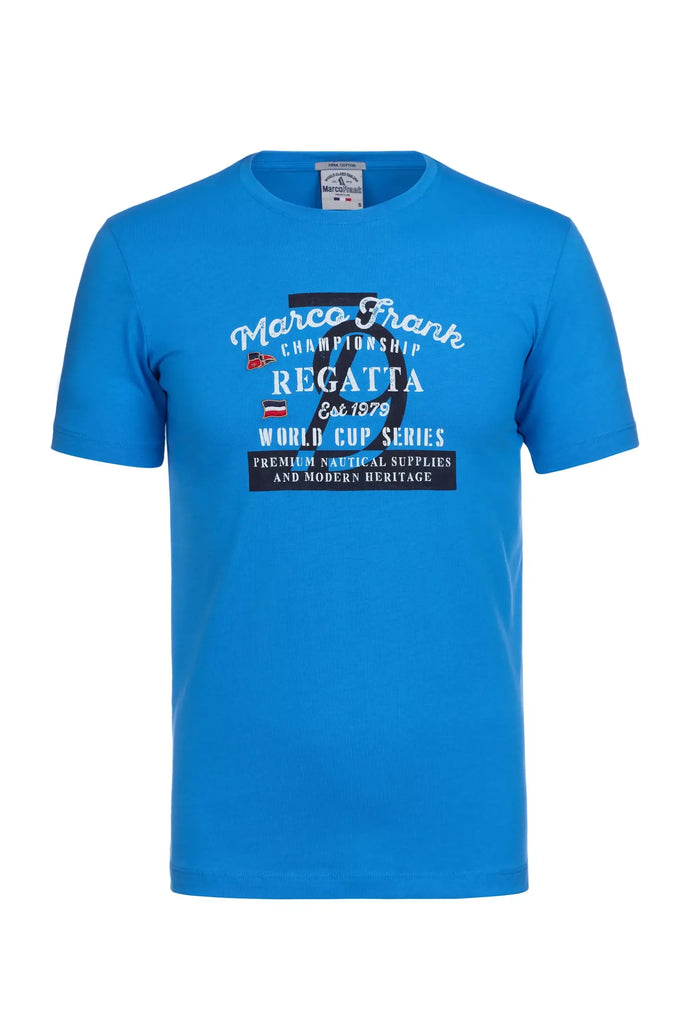 Talon: T-shirt Avec Imprimé Nautique - Marco Frank