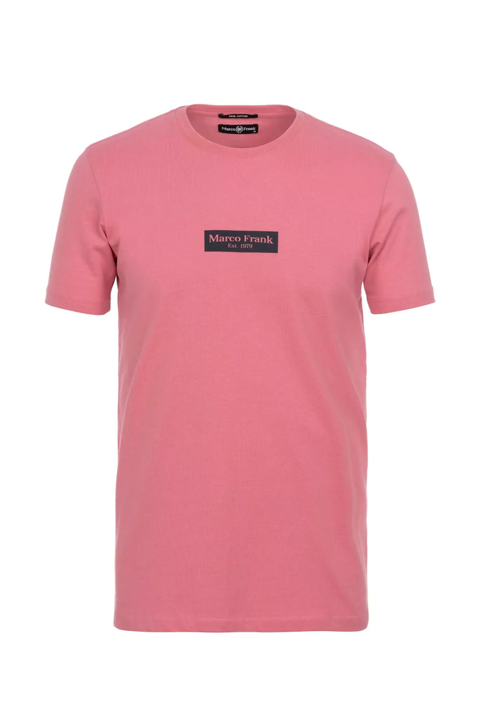 Travis: T-shirt Avec Imprimé Logo Rectangle - Marco Frank