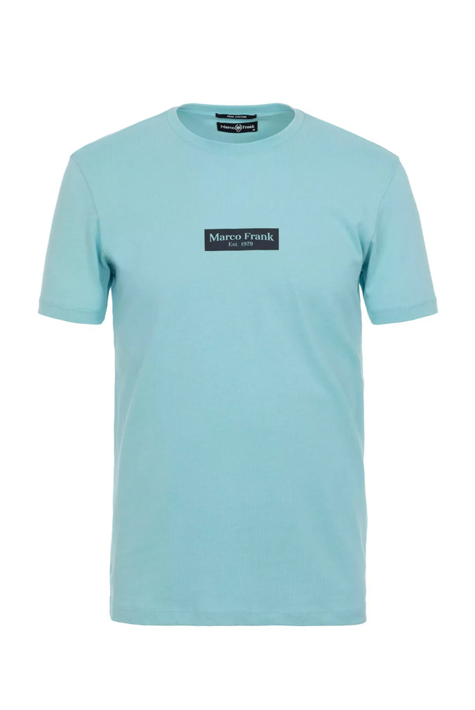 Travis: T-shirt Avec Imprimé Logo Rectangle - Marco Frank