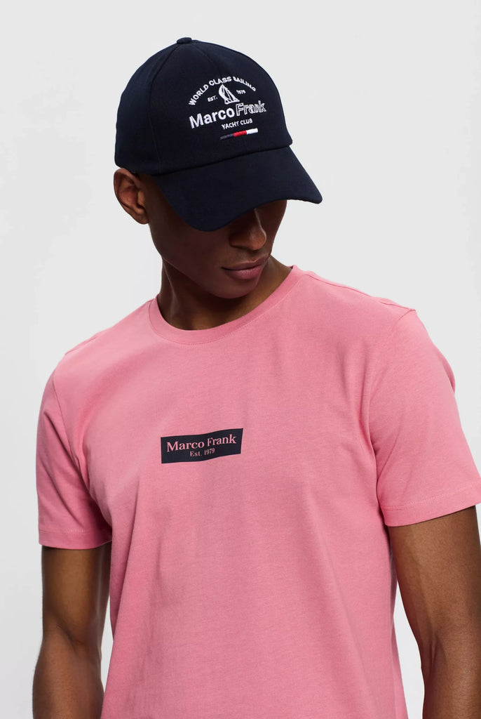 Travis: T-shirt Avec Imprimé Logo Rectangle - Marco Frank