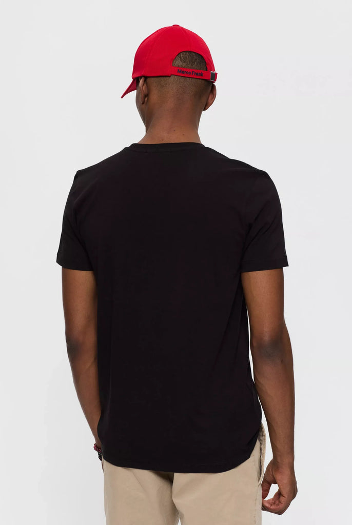 Travis: T-shirt Avec Imprimé Logo Rectangle - Marco Frank