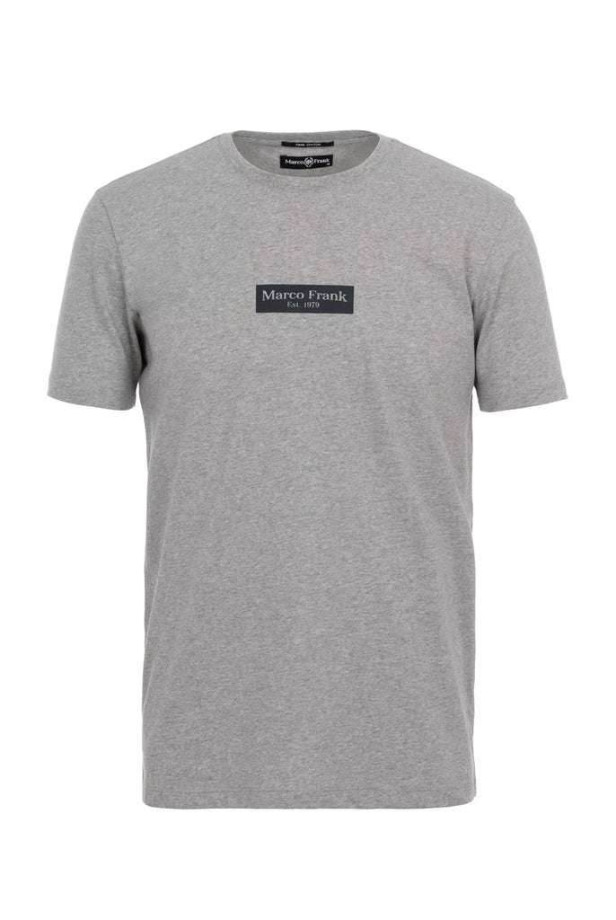 Travis: T-shirt Avec Imprimé Logo Rectangle - Marco Frank