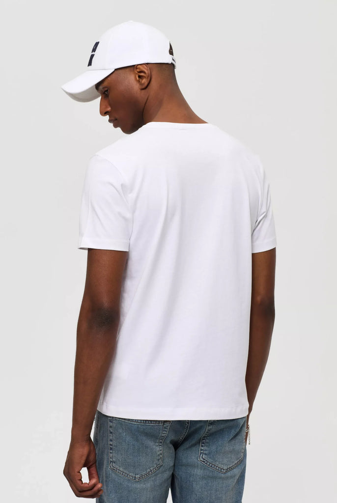 Vincent: T-Shirt Avec Logo de Coq Emblématique Brodé - Marco Frank