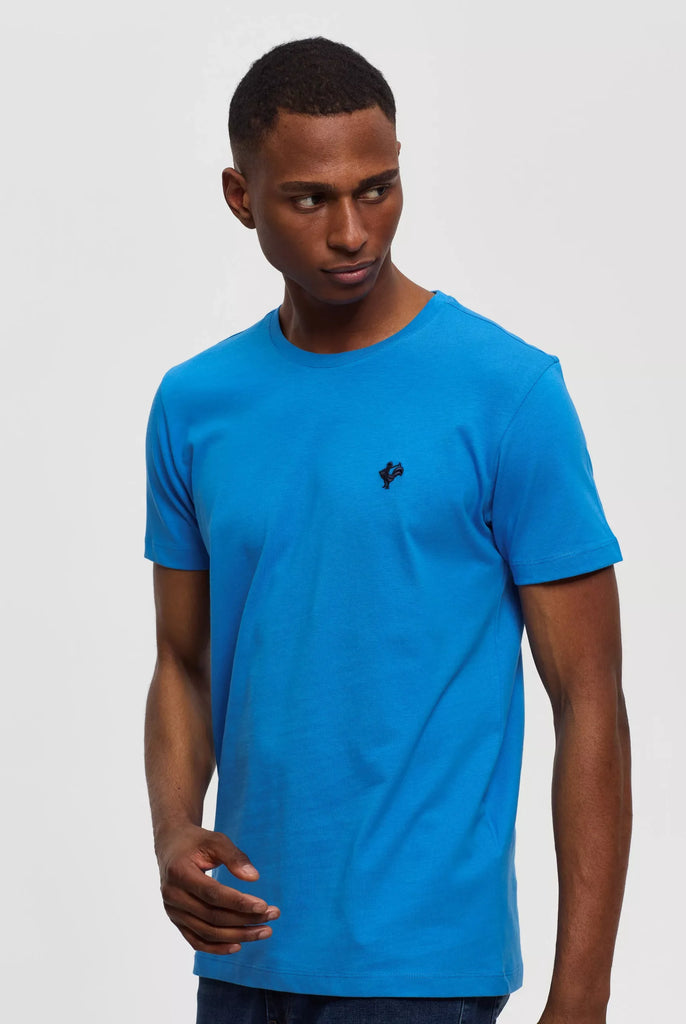 Vincent: T-Shirt Avec Logo de Coq Emblématique Brodé - Marco Frank