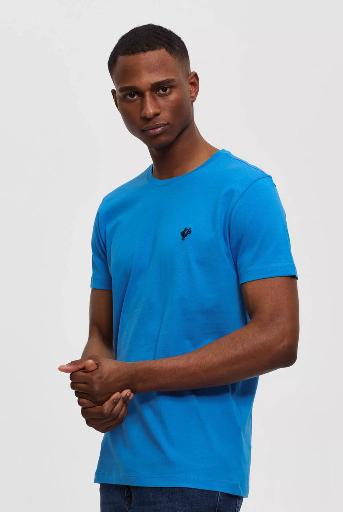 Vincent: T-Shirt Avec Logo de Coq Emblématique Brodé - Marco Frank