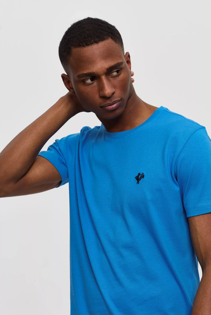 Vincent: T-Shirt Avec Logo de Coq Emblématique Brodé - Marco Frank