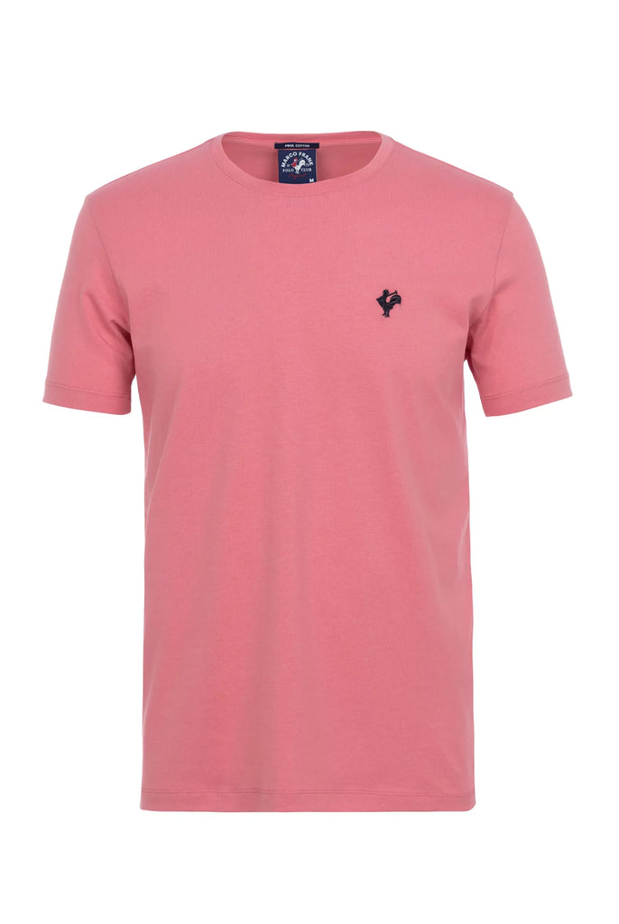 Vincent: T-Shirt Avec Logo de Coq Emblématique Brodé - Marco Frank