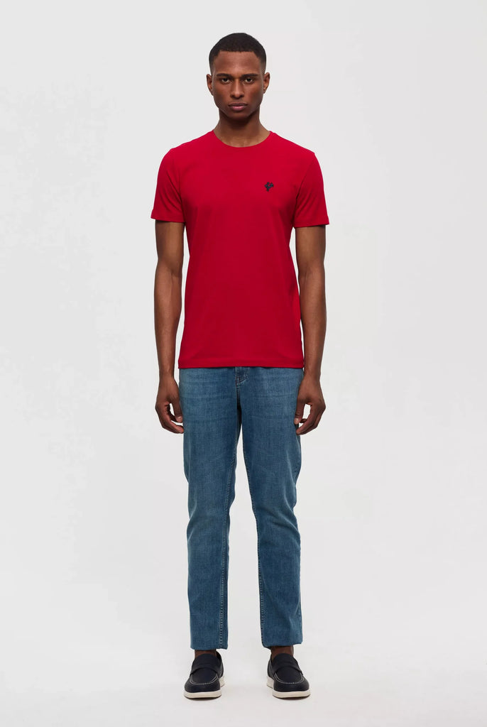 Vincent: T-Shirt Avec Logo de Coq Emblématique Brodé - Marco Frank