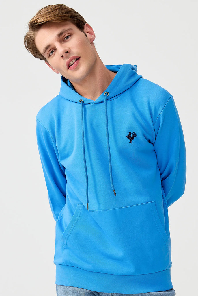 Visage: Sweat Capuche Avec Logo de Coq Emblématique Brodé - Marco Frank