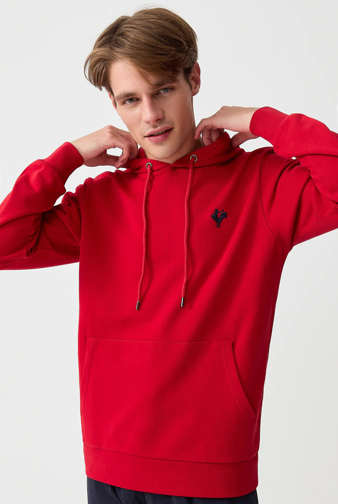 Visage: Sweat Capuche Avec Logo de Coq Emblématique Brodé - Marco Frank