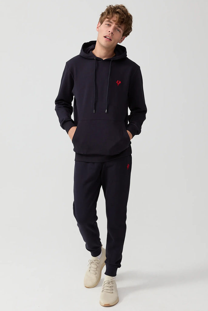 Visage: Sweat Capuche Avec Logo de Coq Emblématique Brodé - Marco Frank