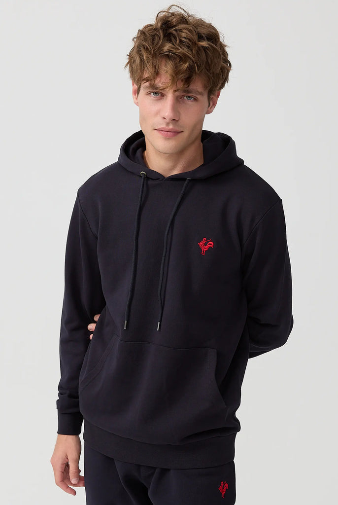 Visage: Sweat Capuche Avec Logo de Coq Emblématique Brodé - Marco Frank